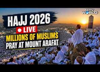 Hajj 2026 LIVE Millions Of Muslims Pray At Mount Arafat On Most Sacred Day Of Pilgrimage