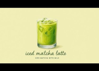  Iced Matcha Latte 아이스 말차 라떼