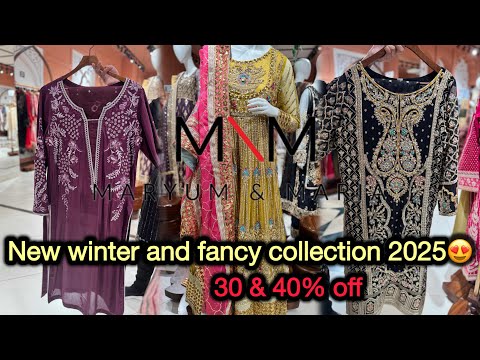 Maryum N Maria Stunning Winter And Luxury Collection 2025 30 40 Off Sale Mka450 Maryumnmaria