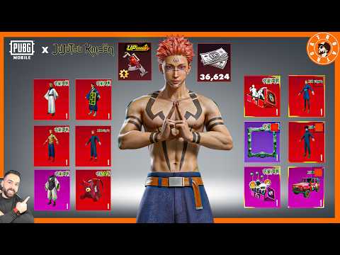 تفتيح اكبر عجلة جوجوتسو ببجي موبايل ببجي