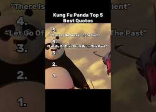 Kung Fu Panda Top 5 Best Quotes Kungfupanda