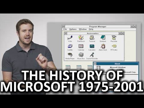 The History Of Microsoft 1975 2001