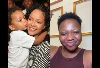 Rihanna With Her Children 