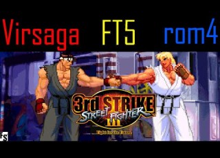 Street Fighter III Third Strike Virsaga Ryu Vs Rom4 Ken Fightcade FT5