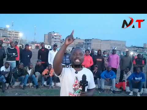 WALUHYA TUMECHOKA KUWA NYUMA YA WAJALUO Dennis Wanjala Roars At Jacaranda Grounds