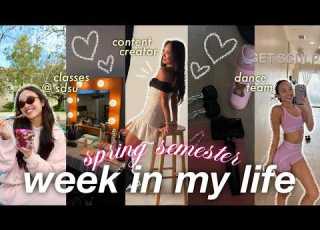 Week In My Life During Spring Semester