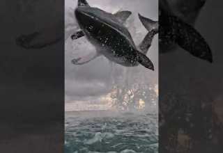 The HIGHEST JUMP Shark Attack GREAT WHITE SHARK Attack