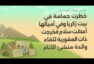 خطرت حمامة في بيت زكريا القس بقطر نسيم