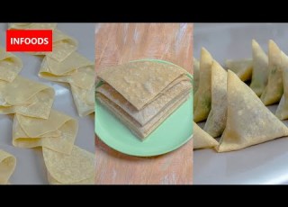  Samosa Pockets Recipe How To Make Samosa Pockets Pastry Samosa Recipe Part 1 Infoods