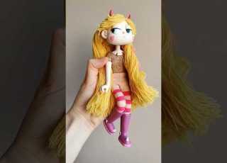  3 часть Делаю куклу Звёздочки Баттерфляй своими руками Crafting A Handmade Star Butterfly Doll