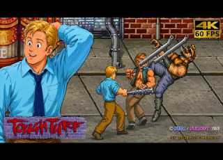  Tough Turf Blue Shirt Guy Arcade 1989 4K 60FPS