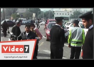  بالفيديو مرور القاهرة رصد مخالفات مرورية كبيرة بميدان التحرير