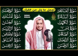  سورة الفاتحة البقرة الكهف يس الواقعة الرحمن الملك الصافات الدخان الجن الزلزلة الاخلاص رقية البيت