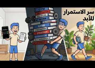 خدعة الحماس كيف تر لعنة البدايات القوية وتستمر للأبد