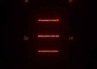  Saaton Janam Main Tere Blackscreenlyrics Lovesong Ytshorts Shorts