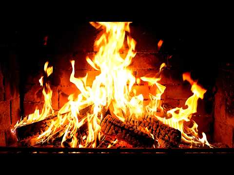 Fireplace 4K UHD Fireplace With Crackling Fire Sounds Fireplace Ambience