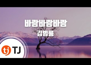 TJ노래방 여자키 바람바람바람 김범룡 TJ Karaoke