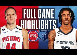 Memphis Grizzlies Vs Detroit Pistons Full Game Highlights Dec 9 NBA Season 2022 23