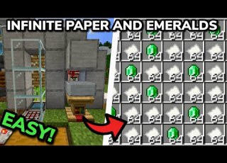  BEST 26 1 PAPER AND EMERALD FARM TUTORIAL In Minecraft Bedrock MCPE Xbox PS Switch PC