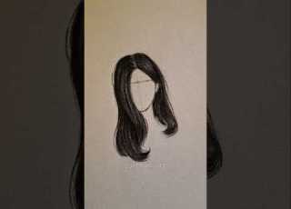 How I Draw Hair Drawing Howtodraw Hair Tutorial Art