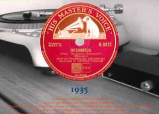  The Boston Promenade Orchestra Intermezzo From Cavalleria Rusticana 1935 78RPM HQ