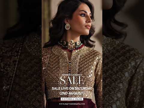 Summer Clearance Sale Flat 40 OFF Maryum N Maria