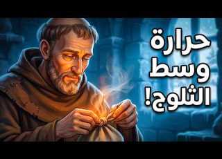  ليلة الثلج في دير جبلي كيف ينام الرهبان في برد صامت