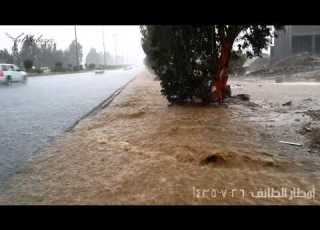 أمطار الطائف 26 7 1435هـ