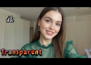 4K Micro Bikini Try On Haul Transparent Transparent Lingerie See Everything You Want