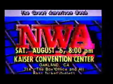 NWA Great American Bash Oakland California Promo Video VHS Rip
