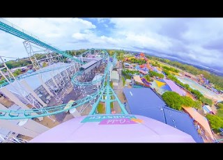 Gold Coaster Dreamworld Onride 4K Wide Angle