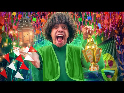 علقت أكبر كميه زينه رمضان فى العالم فى شارعنا أجمل شارع فى العالم كله علقت أكبر كميه زينه رمضان فى العالم فى شارعنا أجمل شارع فى العالم كله