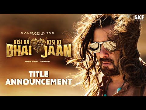 Kisi Ka Bhai Kisi Ki Jaan Title Announcement Salman Khan Venkatesh D Pooja H Farhad S