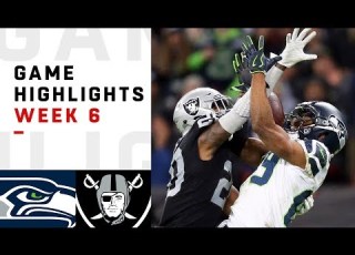  Seahawks Vs Raiders Week 6 Highlights NFL 2018