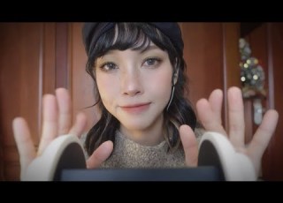 ASMR廣東話 睡前為你做舒服的臉部按摩和催眠 Massage Mouth Sounds Help You Sleep 中文字幕