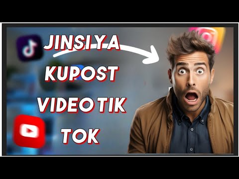 JINSI YA KUPOST VIDEO TIK TOK