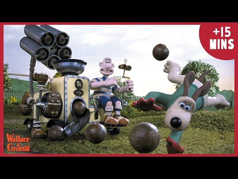 Wallace Gromit S Cracking Contraptions 15 MIN Compilation WallaceandGromit