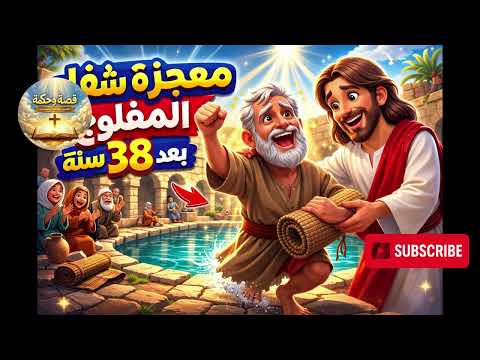 قصة المفلوج للأطفال مغامرة كرتونية ممتعة من الكتاب المقدس