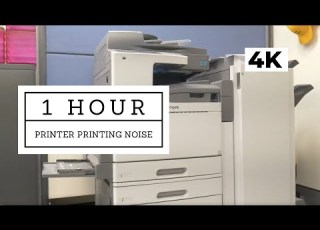  Relaxing Printer Printing Noise 1 Hour Background White Noise Ambience Study Sleep No Talking
