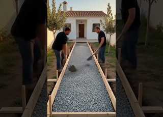  From Dirt To Perfect Concrete Garden Path