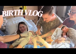 THE BIRTH OF OUR BABY GIRL 8 Hour Labor Delivery Vlog 40 Weeks Baby 2