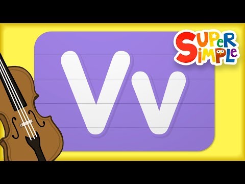 Learn The ABCs Letter V Super Simple ABCs Super Simple ABCs
