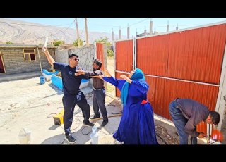  Mr Rahmat Repairs The Yard For House Security The Evil Second Wife Must Choose Her Fate