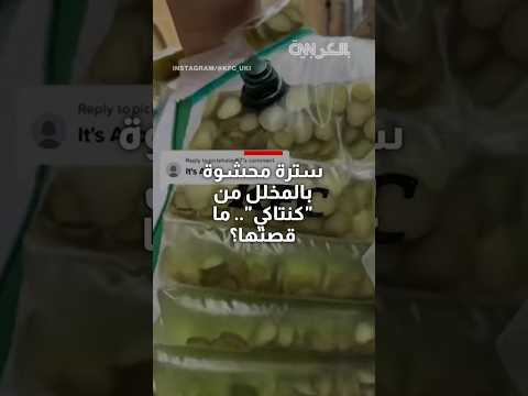 سترة محشوة بالمخلل ومحلول أخضر من كنتاكي ما قصتها