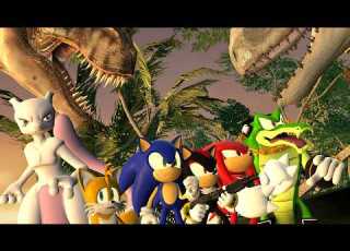  Sonic Travels To Jurassic Park 2