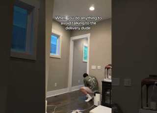  When You Don T Want The Delivery Dude To See You