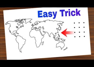 How To Draw World Map Easily World Map Drawing How To Draw World Map Step By Step