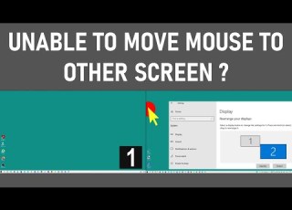  Dual Screens Not Able To Move Mouse To Second Screen Windows 10 Easy Fix STEP BY STEP TUTORIAL
