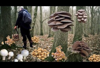 Ліс Страшний Кут ЗАВАЛИЛО Грибами Глива Опеньки й Печериці на Кожному Кроці