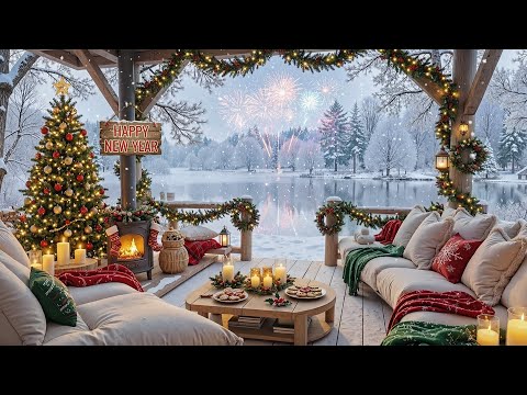Celebrate New Year 2026 Cozy Winter Porch Ambience With Calm Music Fireworks Fireplace Sounds Celebrate New Year 2026 Cozy Winter Porch Ambience With Calm Music Fireworks Fireplace Sounds